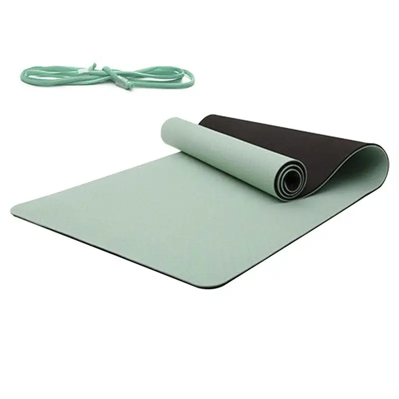

6/8 мм толстые коврики для йоги из ТПЭ, нескользящий Спортивный Коврик для фитнеса, одеяло для упражнений, йоги и пилатеса, гимнастический коврик, оборудование для фитнеса