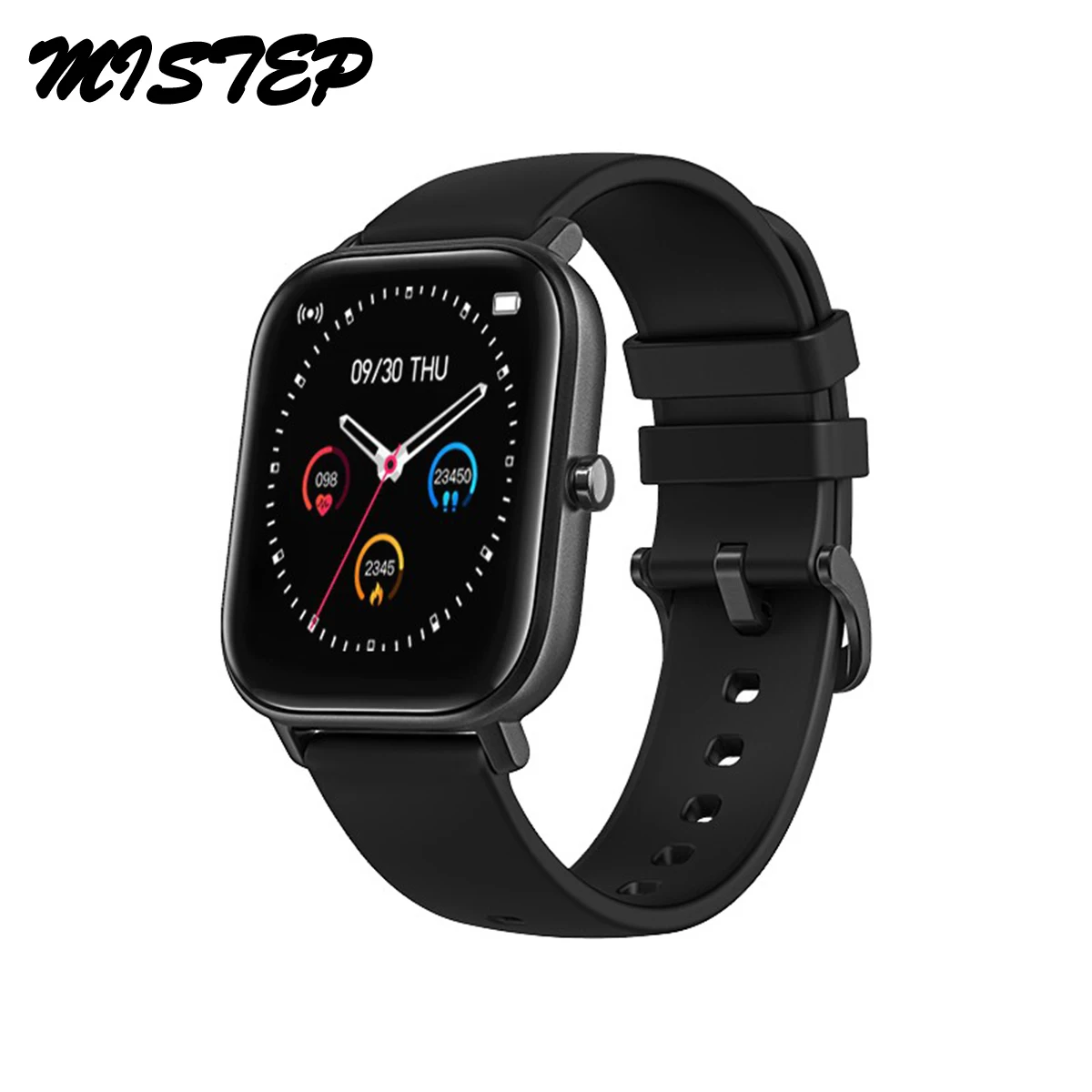 

Умные часы Mistep P8 для мужчин и женщин, фитнес-трекер с сенсорным экраном и пульсометром, водонепроницаемый спортивный смарт-браслет IP67 GTS
