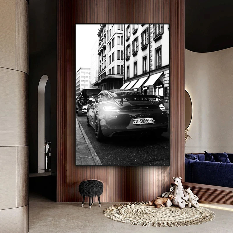 Роскошная Скандинавская картина Париж поля Elysee роскошные гоночные картины