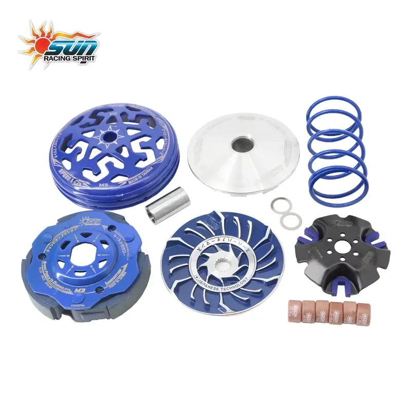 Фото Комплект для модернизации скутера SUN Racing MIO M3 / MIO SOUL i 125 (производство Тайвань): новая стальная трансмиссия CVT из сплава для повышения производительности №1
