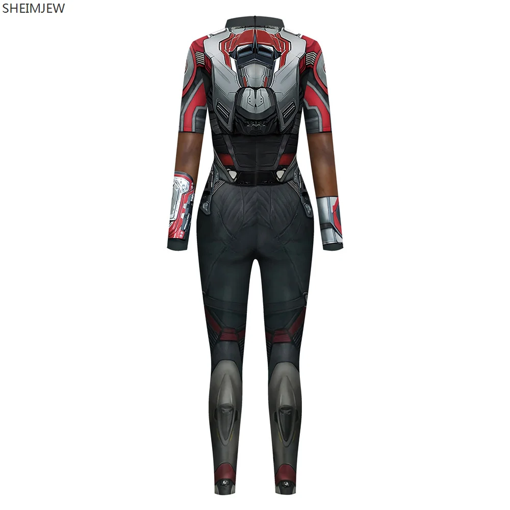 Карнавальный костюм боди боевое снаряжение 3D принт женский/мужской комбинезон