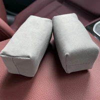 10pcs car polishing sponge detailing suede sponge applicator for auto care polish foam sponge blue gray