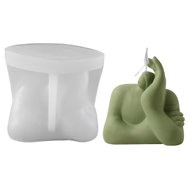 Форма сделай сам для свечей 3D скульптурная модель человеческого тела женские и