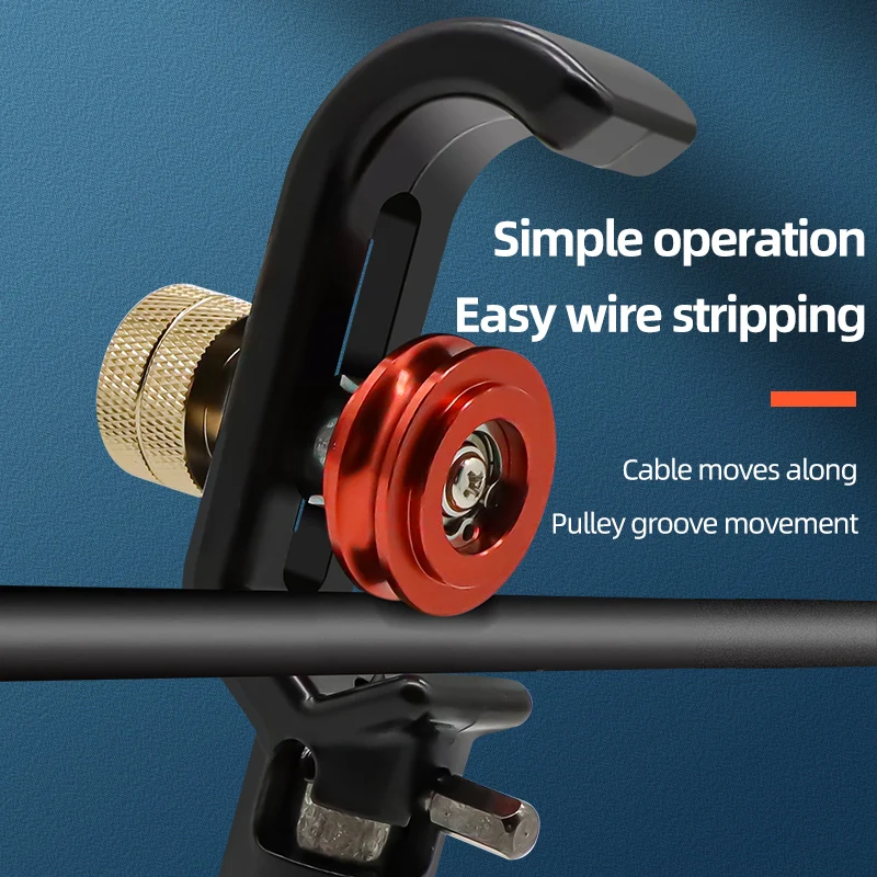 ACS-2 Fiber Optic Cable Stripper Longitudina Transverse Armoured Wire Stripper Sheath Stripper 4-10mm&8-30mm Cable Slitter Tool