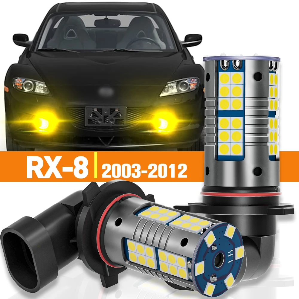 

2pcs LED Fog Light For Mazda RX-8 RX 8 RX8 SE FE 2003 2004 2005 2006 2007 2008 2009 2010 2011 2012 Accessories Canbus Lamp