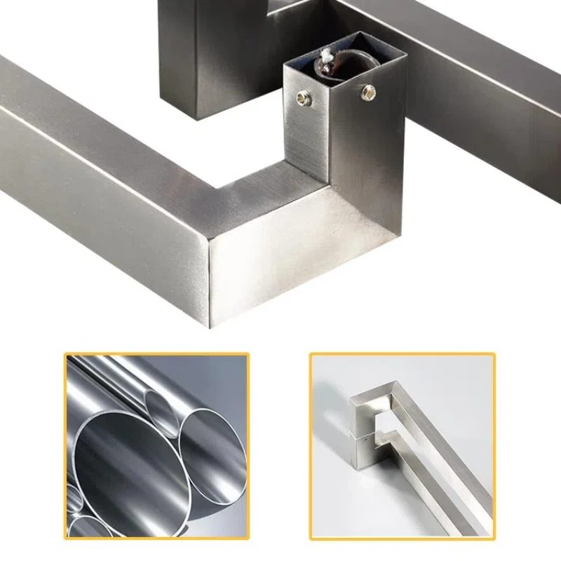 Kensharp Квадратные внешние дверные ручки из нержавеющей стали безрамная стеклянная