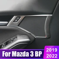 for mazda 3 bp alexa 2019 2020 2021 2022 car door stereo audio sound tweeter frame cover trim stainless steel accessories