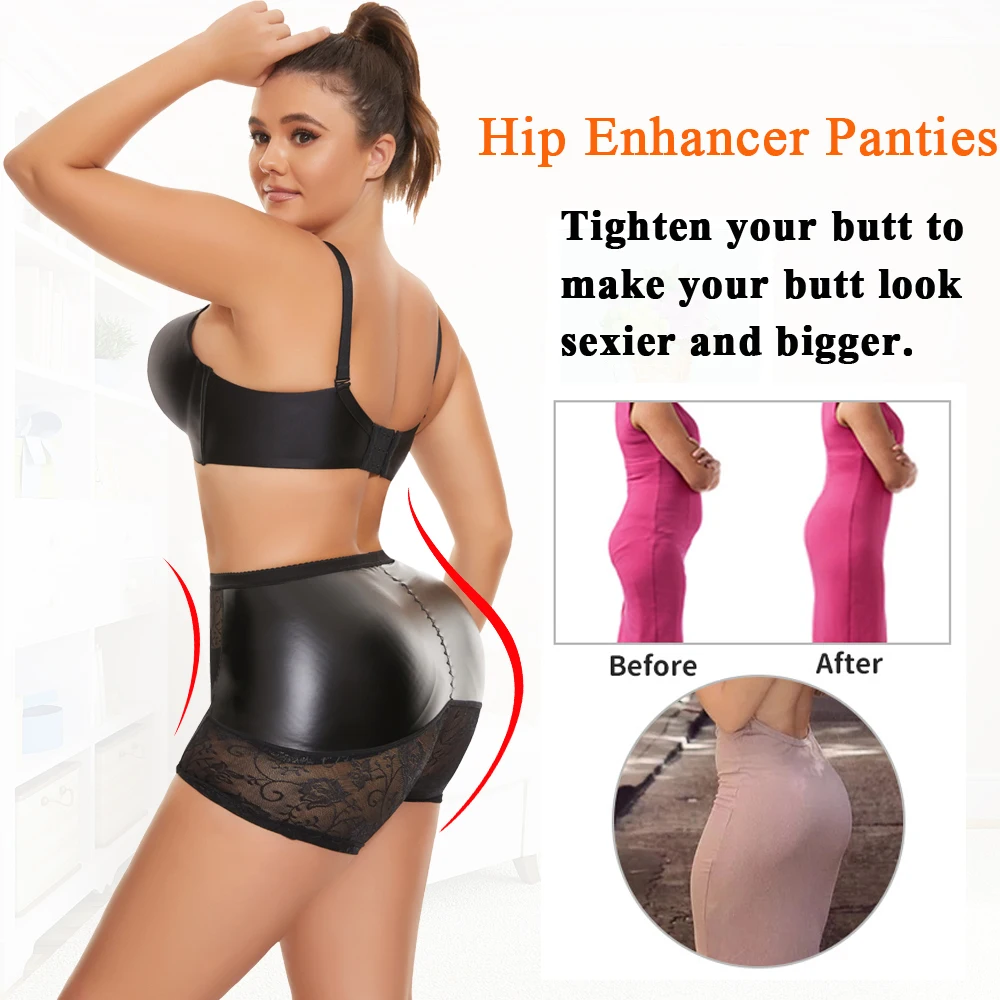 LANFEI Hip Shapewear Butt Lifter Panties Body Shaper Hip Enhancer Fake Big Ass Booty Seamless Hip Pad Push Up Panties