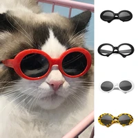 cool cat sunglasses for small dog cats fashion eye wear glasses round puppy cat sunglasses photography props pet accessories