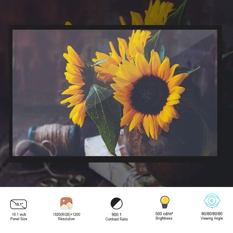 

10.1 Inch LCD Display Screen BI101YJ1-K50 Resolution 1920*1200 Contrast 900:1 Brightness 500 LCD Module 45 Pins LVDS