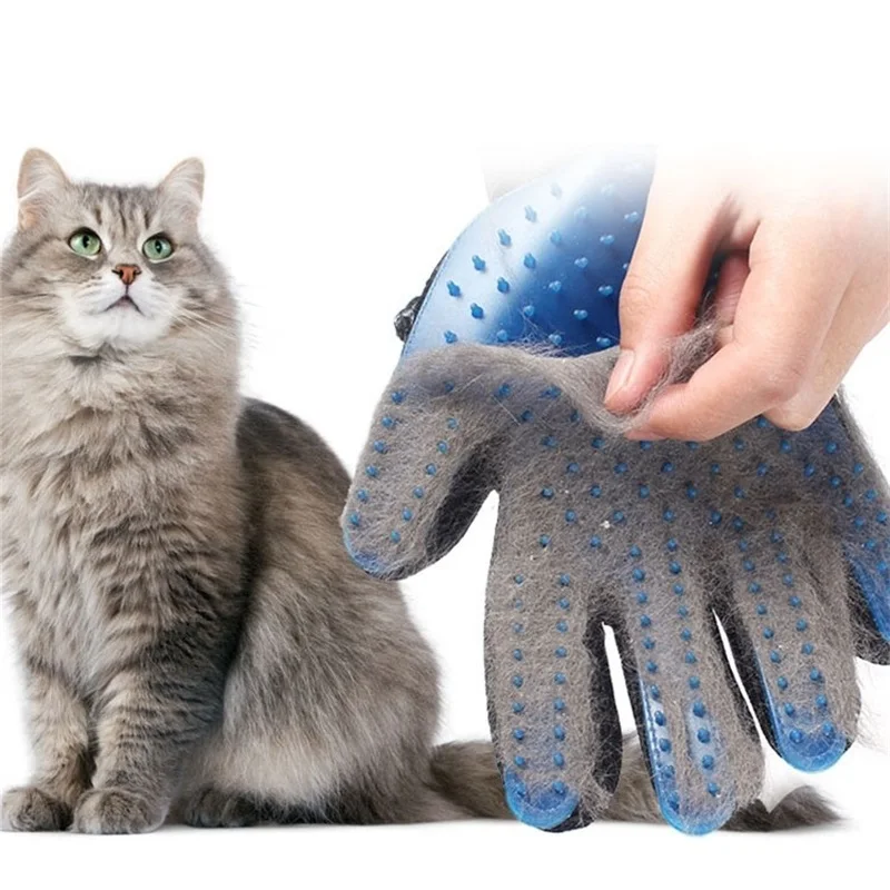 

Cat grooming glove for cats wool glove Pet Hair Deshedding Brush Comb Glove For Pet Dog Cleaning Massage Glove For accessories