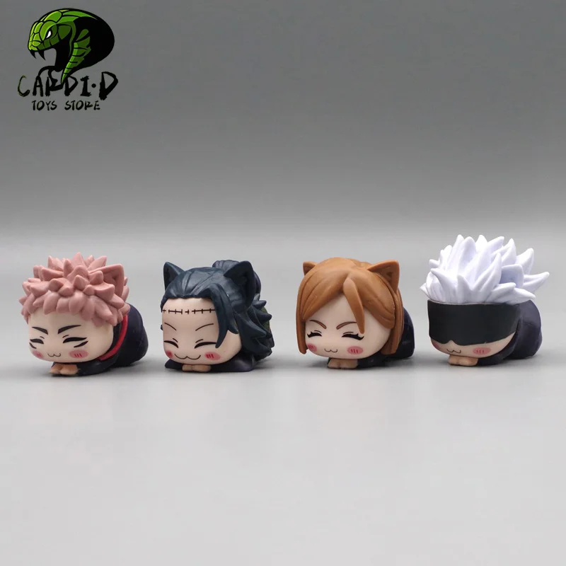

Jujutsu Kaisen Figures Q Version Gojo Satoru Kugisaki Nobara Yuji Itadori Geto Suguru Action Figure Kawaii Toy Kid Birthday Gift