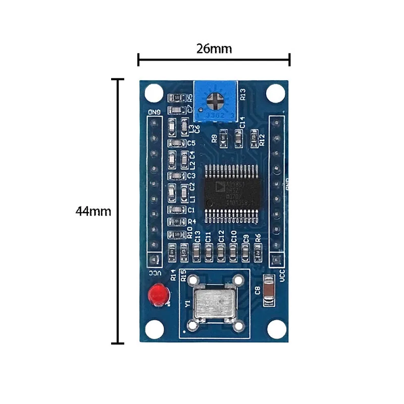 Плата разработки модуля генератора сигналов DDS 0-70 МГц 0-40 AD9850 AD9851 2 синусоида и