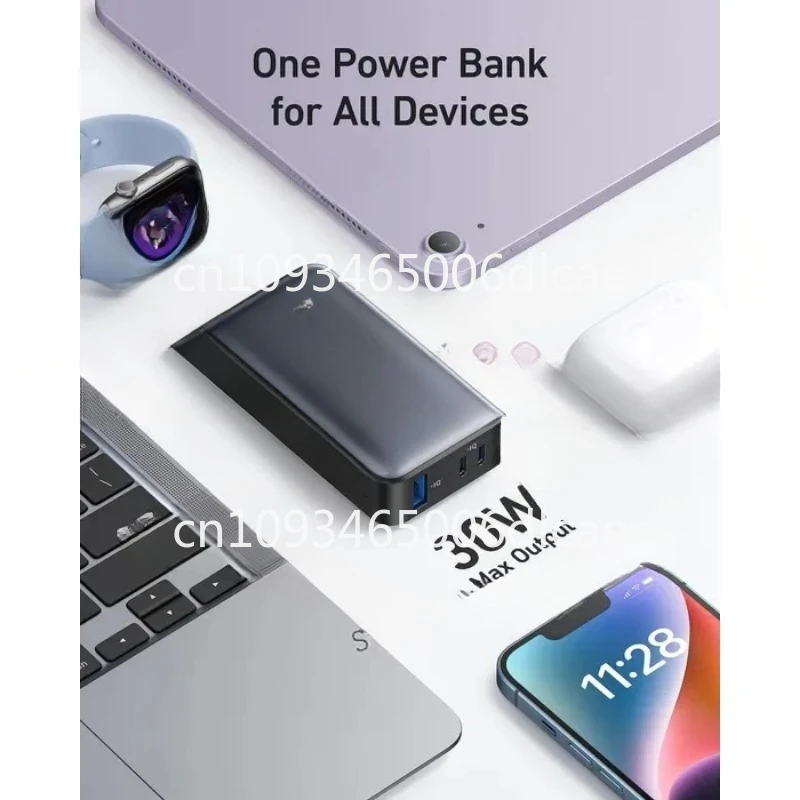 Для 12 13 14 15 Pro Max PlusAndroid Anker 533 Power Bank 30 Вт Быстрая зарядка 9800 мАч Экранный монитор