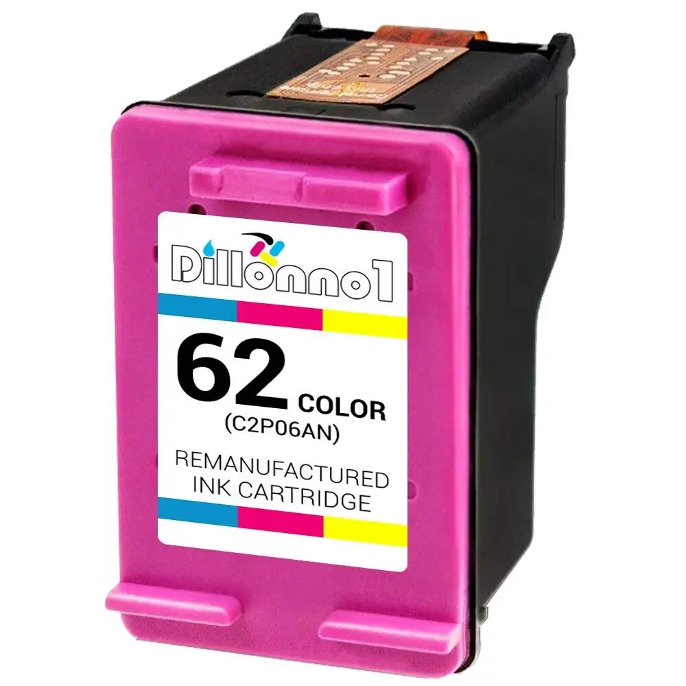 

Remanufactured HP #62 (C2P06AN) Color Cartridge for Officejet 5740 5742 5745