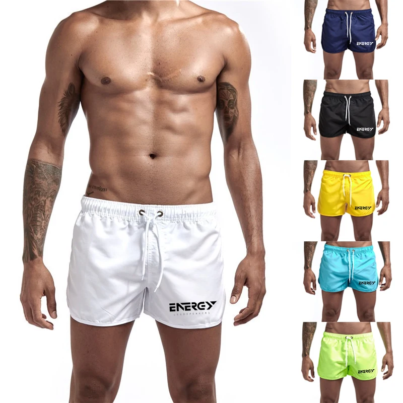 

Men Beach Shorts Light Weight Hot Shorts Running Gym Fitness Board Short Pants Quick Dry Stretch Fabrics Swim Trunks S-3XL