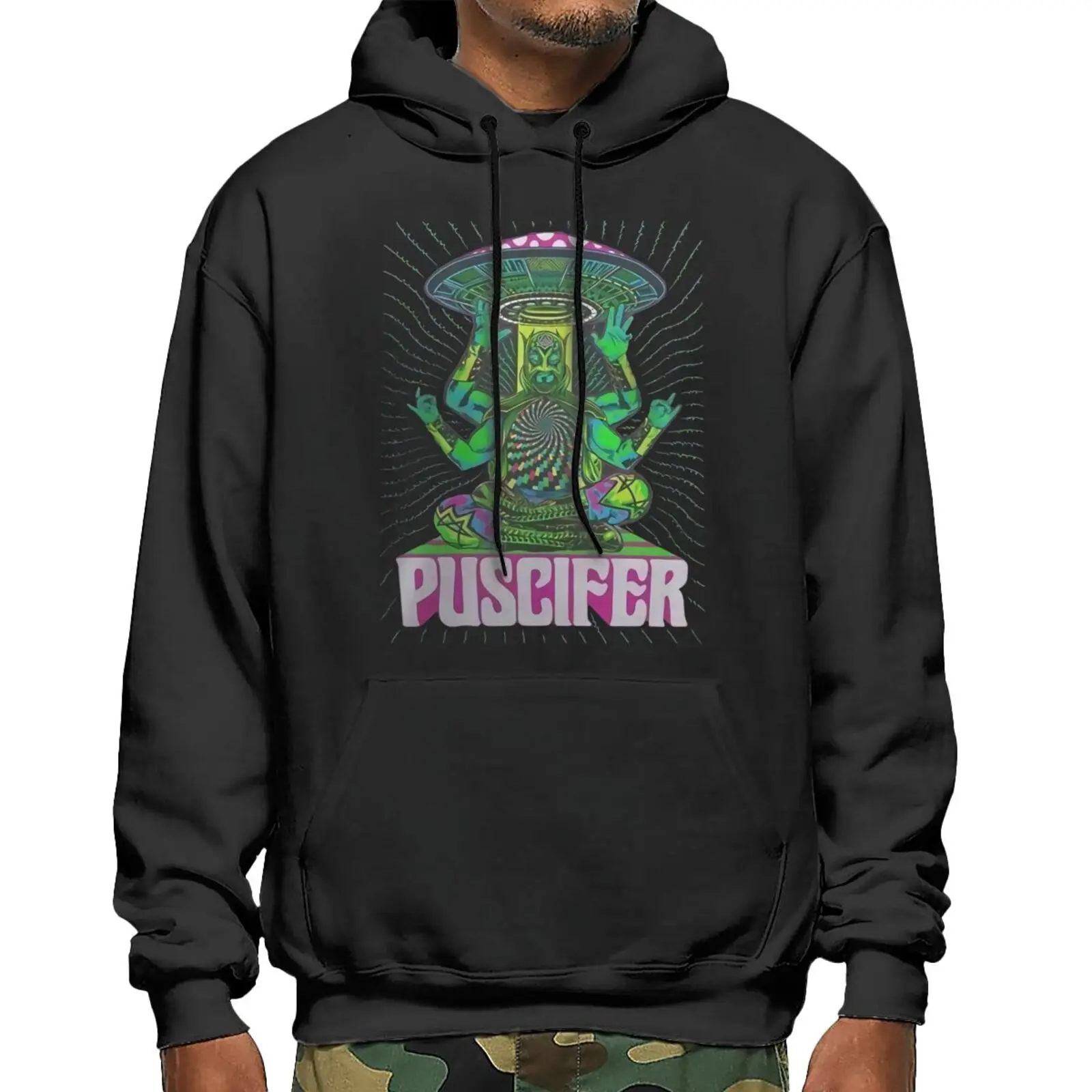 

Popular Puscifer Band F705 Hoodies Streetwear Men Sweat Oversize Men's Sets Men's Hoodie Sweatshirt Sweatshirt Sweatshirt Male