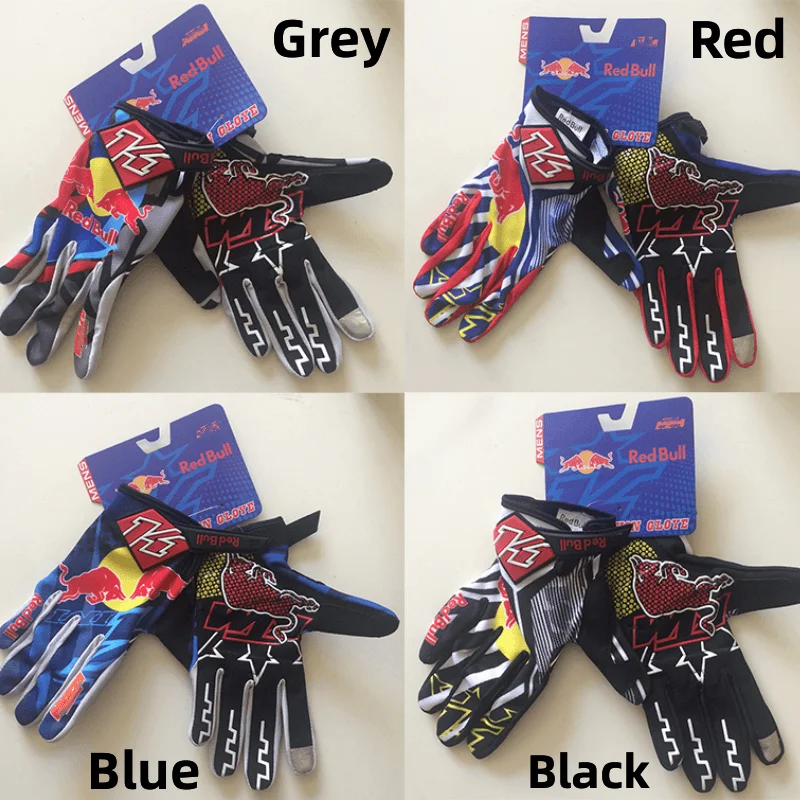 Новые перчатки Red Bull для горного велосипеда сенсорных экранов одежда мотокросса