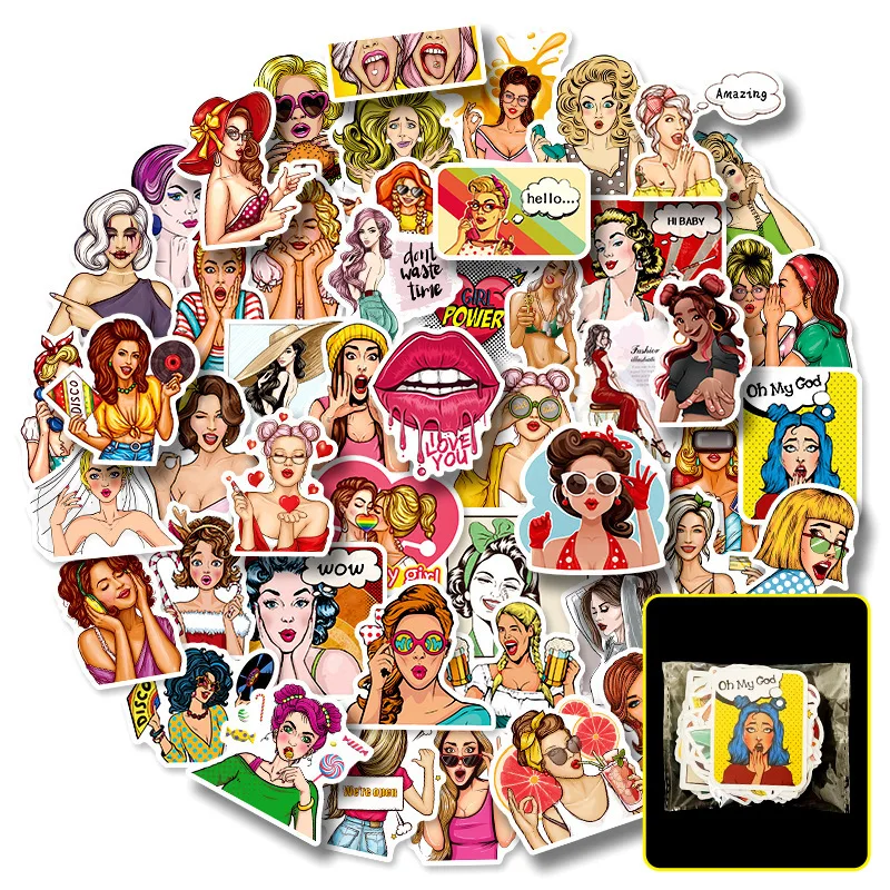 

10/30/50 шт., модные красивые японские наклейки на шлем