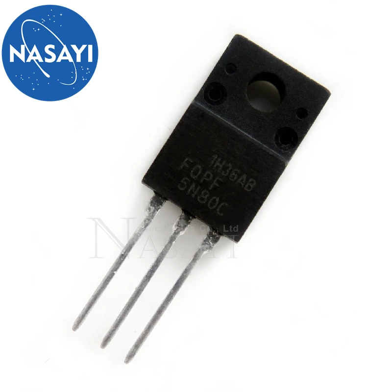 

5 шт. FQPF5N80 5N80 TO-220F