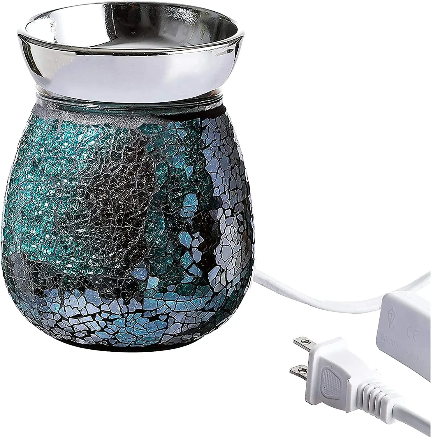 

Wax Warmer, Fragrance Lamp, Mosaic Glass Design