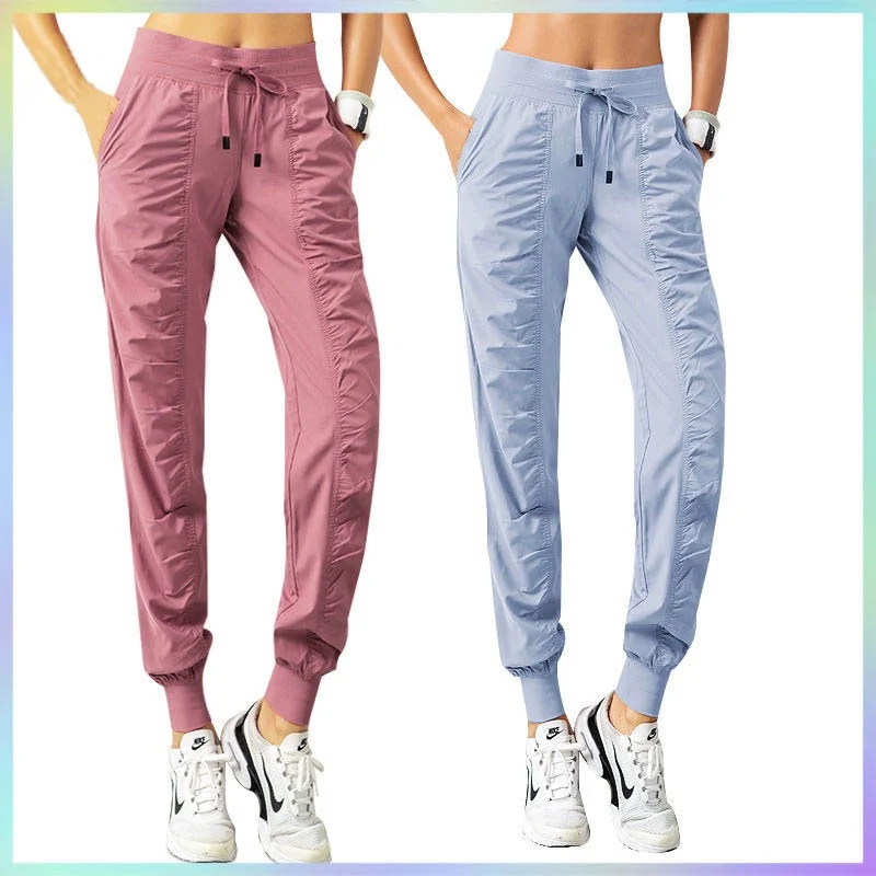 

Loose Sport Pants Sport Wear Breathable Sweatpants Ninth Cropped Trousers Sports Pant For Women Running Training Sports Clothes