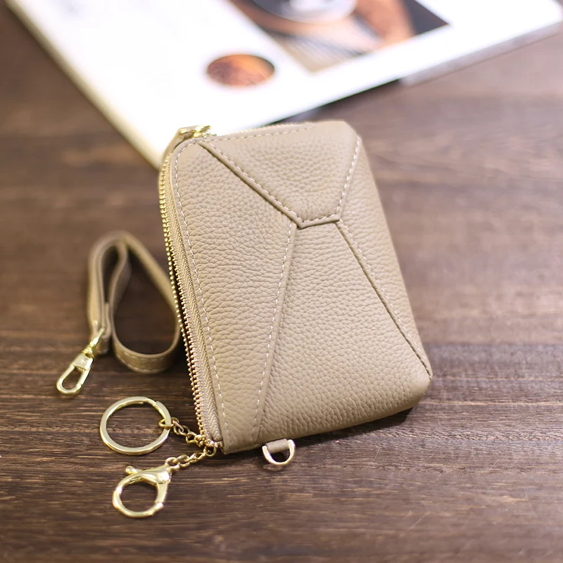 Кошельки на запястье для женщин кошелек монет клатчи из натуральной кожи новинка