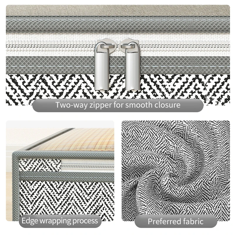 Складная коробка для хранения одежды нетканый органайзер под кроватью одеял