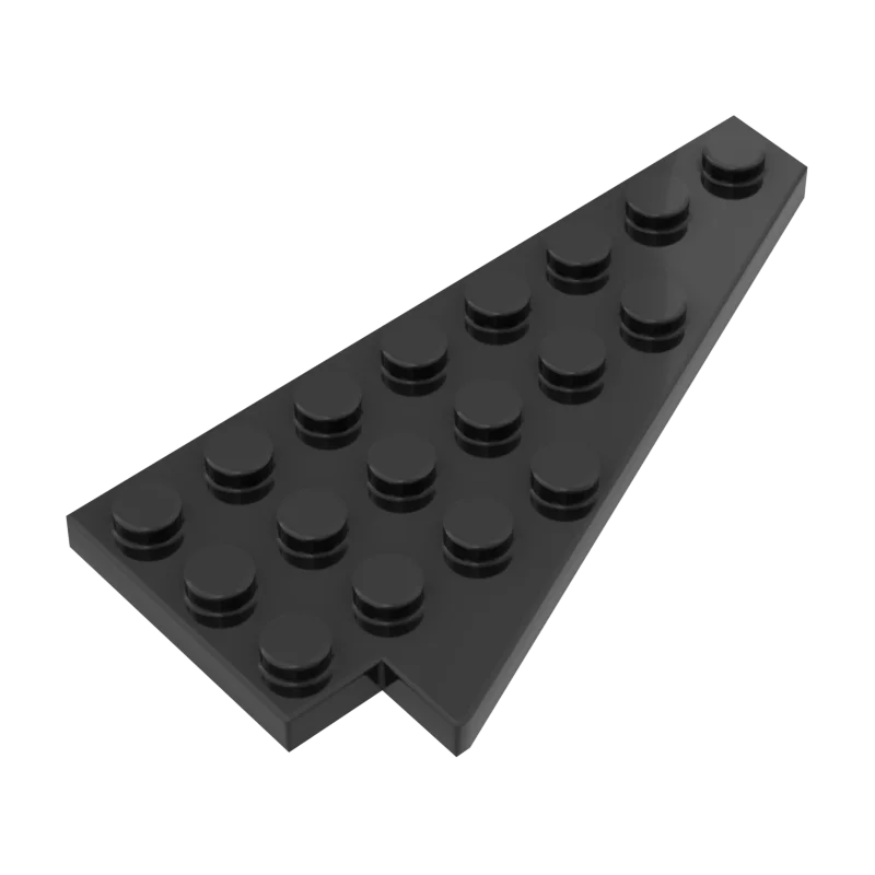 

10PCS High-Tech Assemble Particle 3934 4x8 / 23 Wedge Plate (Right) Bricks Building Blocks Replaceable Part Children Toys