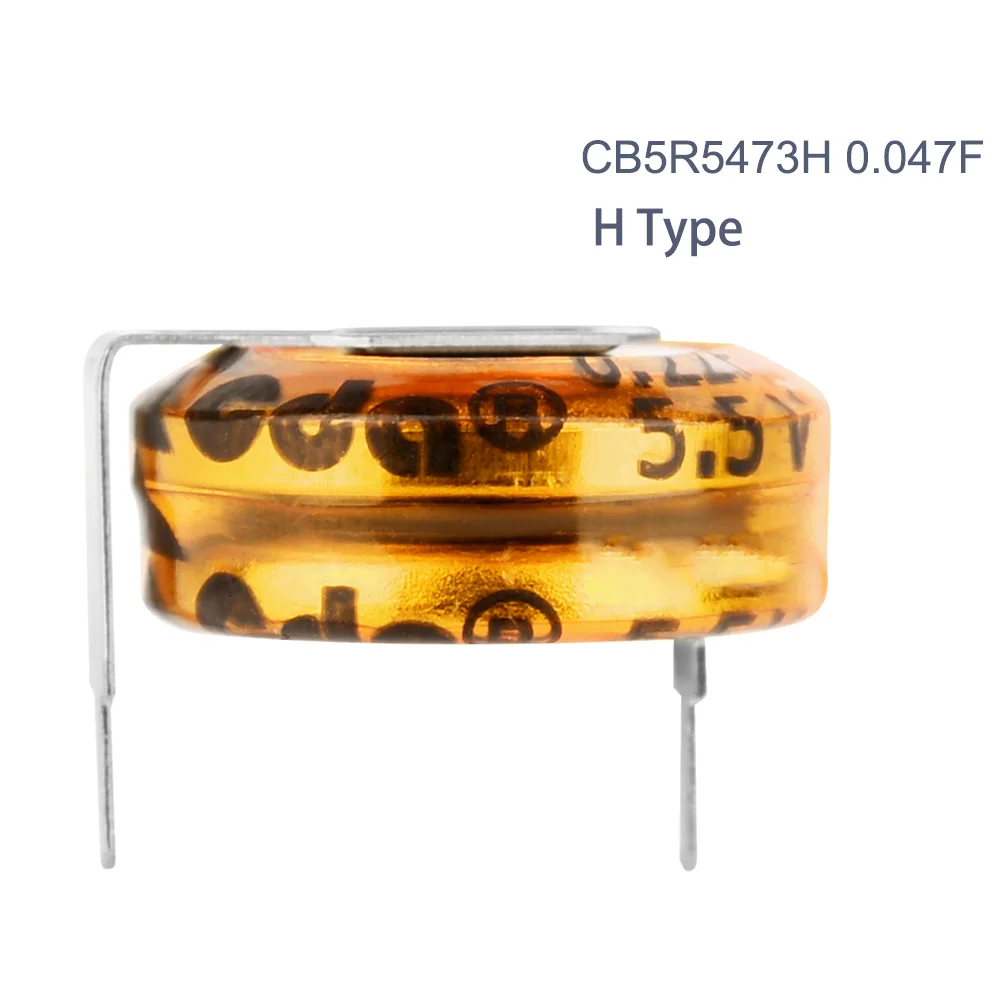

CB Super Capacitors CDA 0.047F 5.5V H-Type Button Capacitor CB5R5473H Farrah SuperCapacitors