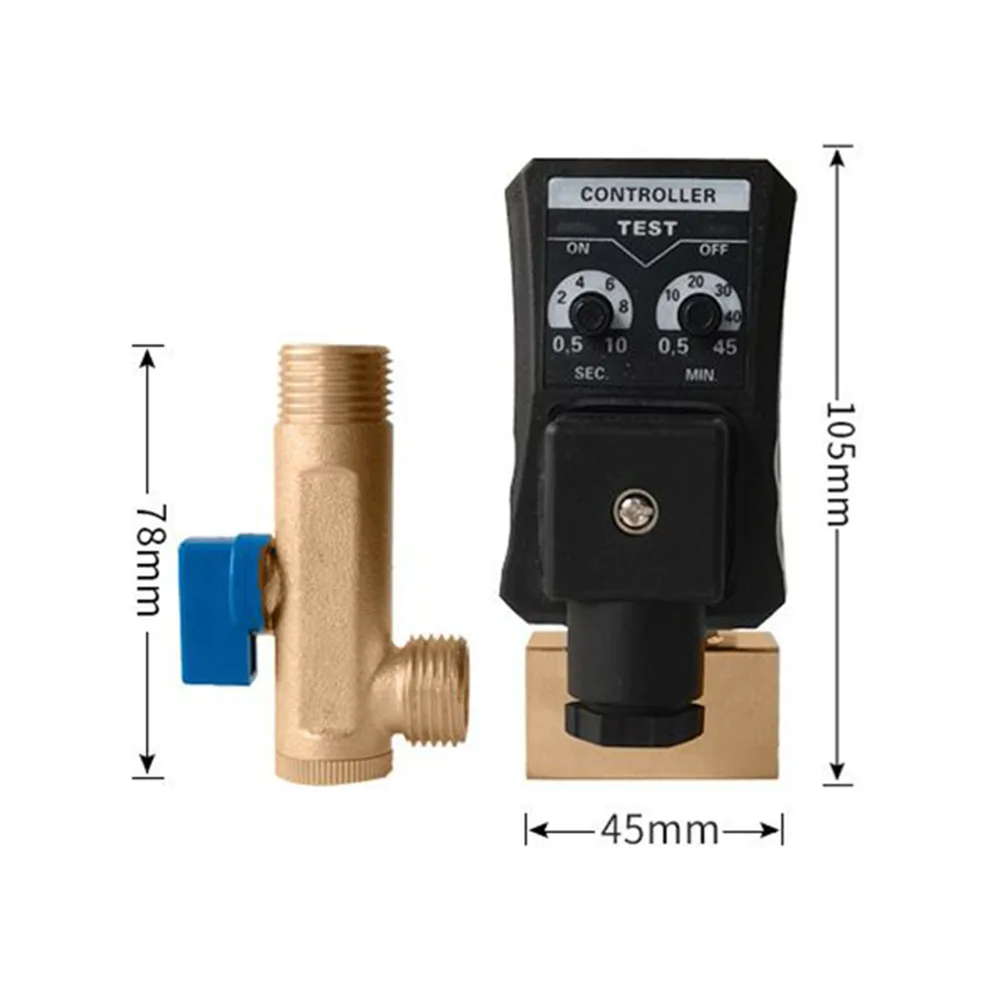G1/2 внутренняя резьба электронный сливной клапан 220 В воздушный компрессор фильтр