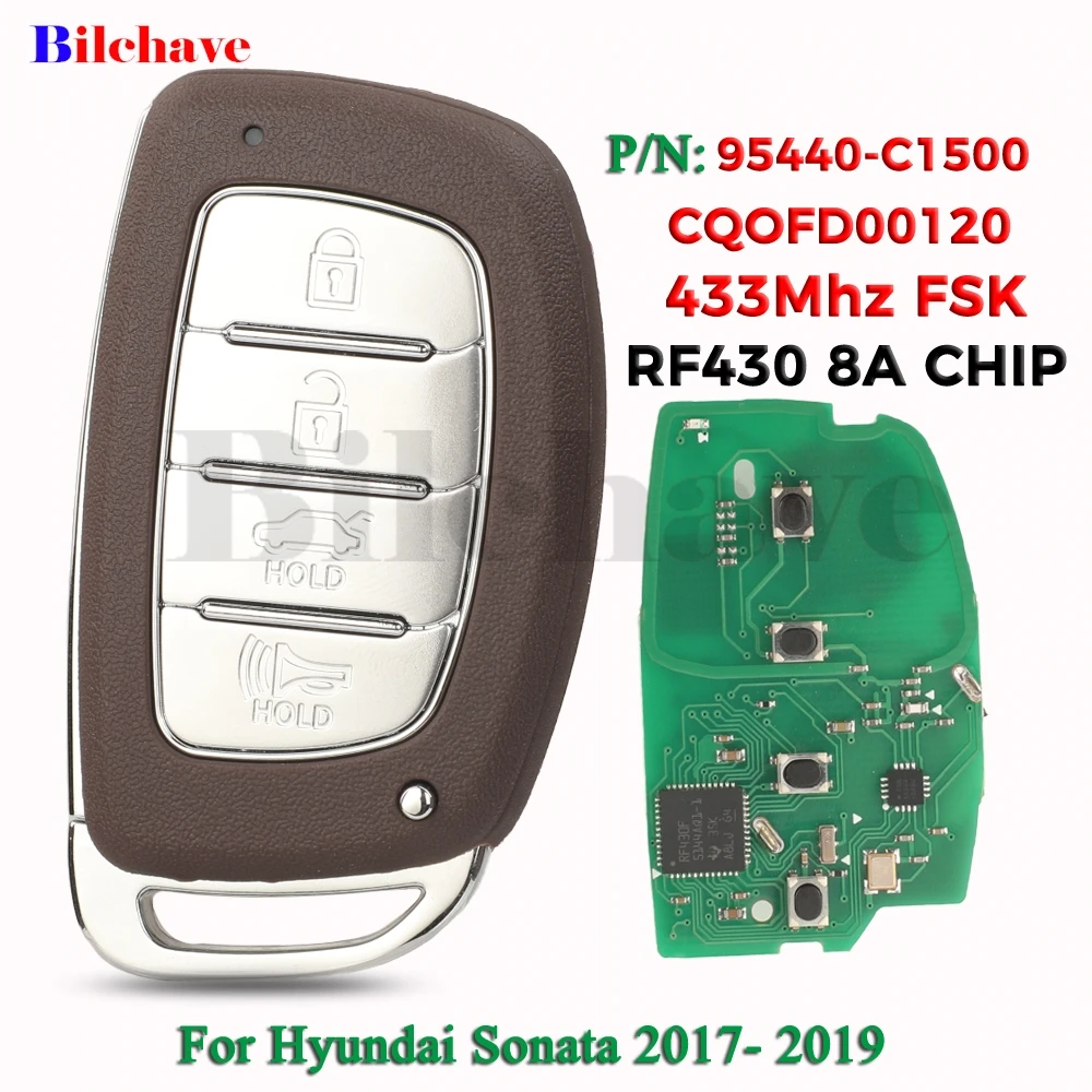 Микросхема jingyuqin 95440-C1500 95440-C1500NNA 95440-C2500 433 МГц 8A для Hyundai Sonata 2018 2019 умная строка с 4