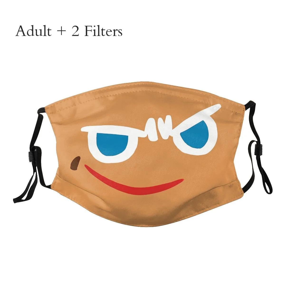 Персональная маска для взрослых Gingerbrave с изображением прохладного лица