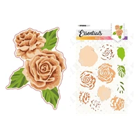 2022 summer roses floral patterns stencils diy scrapbooking greeting cards making diary album paper decoration coloring molds