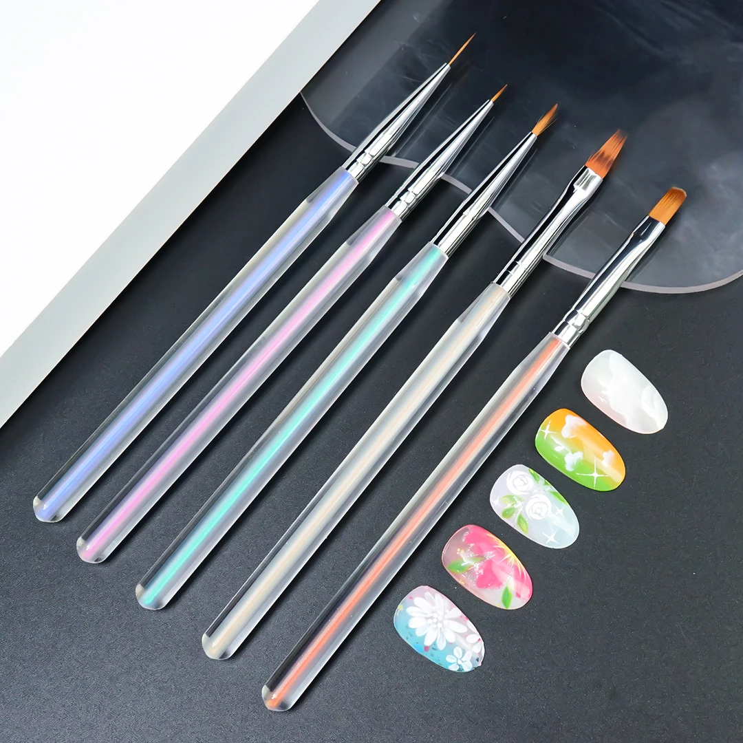 

Aurora ручка щеточки для ногтей для самостоятельного дизайна ногтей Цветущая живопись точечный дизайн лайнер ручка акриловый гель кисти инст...
