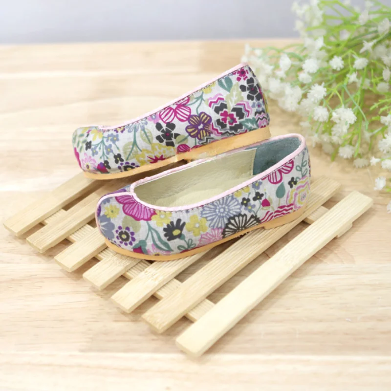 Toddler Shoes Traditional Hanfu Hooked Shoes Birthday Hanfu Flower Shoes