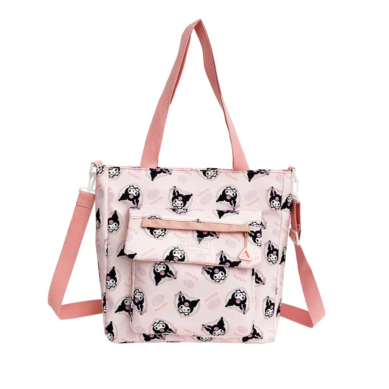 Сумка для макияжа Sanrio Kuromi студентов вместительный рюкзак с несколькими