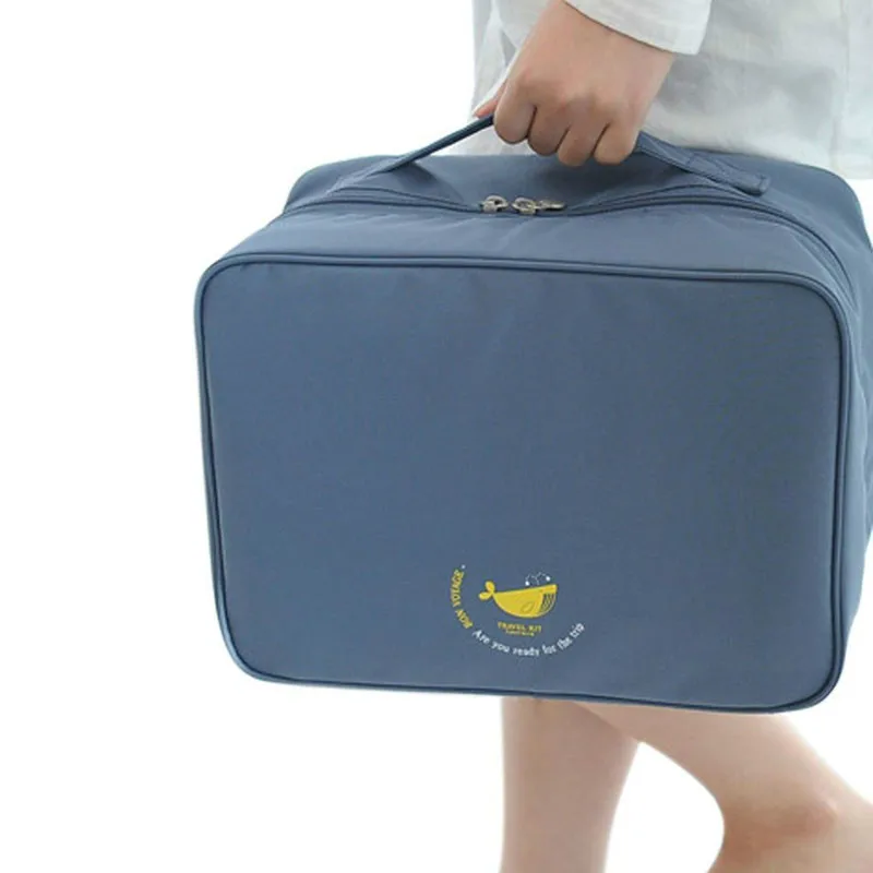

Portable Waterproof Nylon Travel WomenLuggage Storage Suitcase Bag Tiered Packing Cubes Clothes Underwear Organiser Handbag