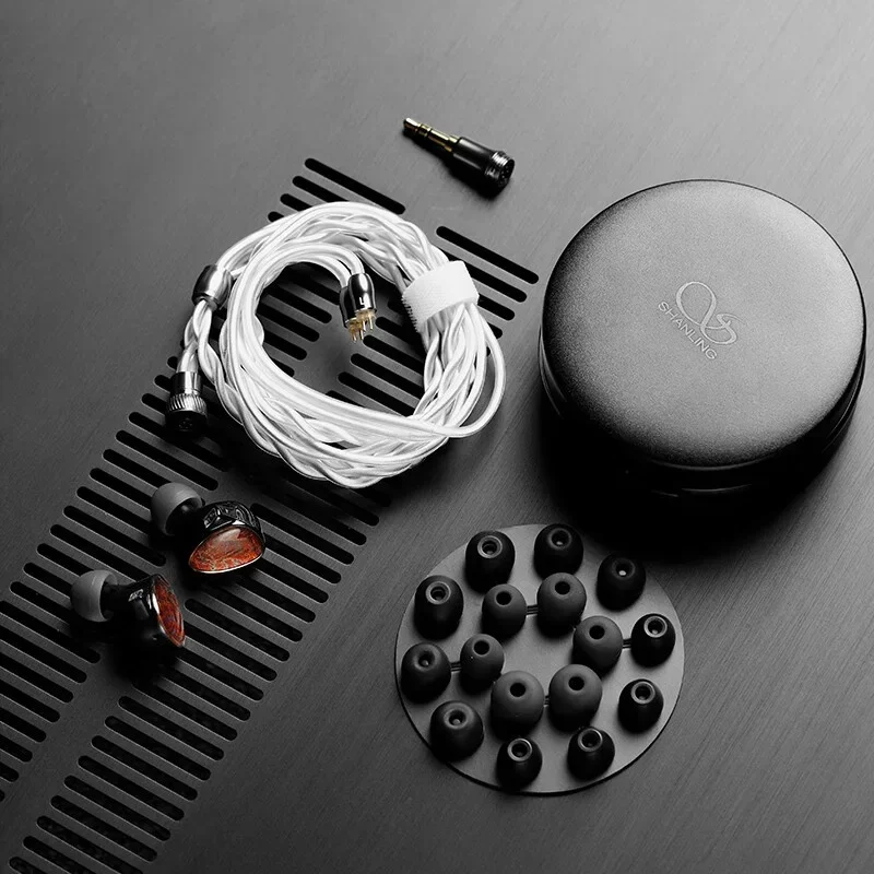 Проводные двойные динамические аудиофильские наушники Shanling TINO HiFi с разъемом 3 5