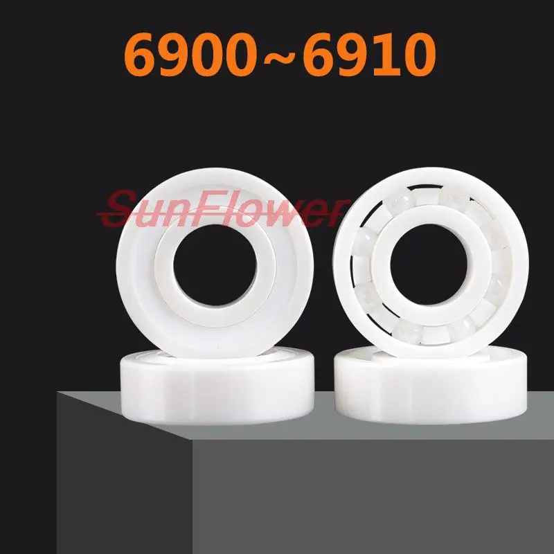 

MR105~608 6000 6001 6002 6003 6004 6005 6006~6914Zirconia Full Ceramic Bearing Water Drop Wheel Miniature Bearing Anti-magnetic