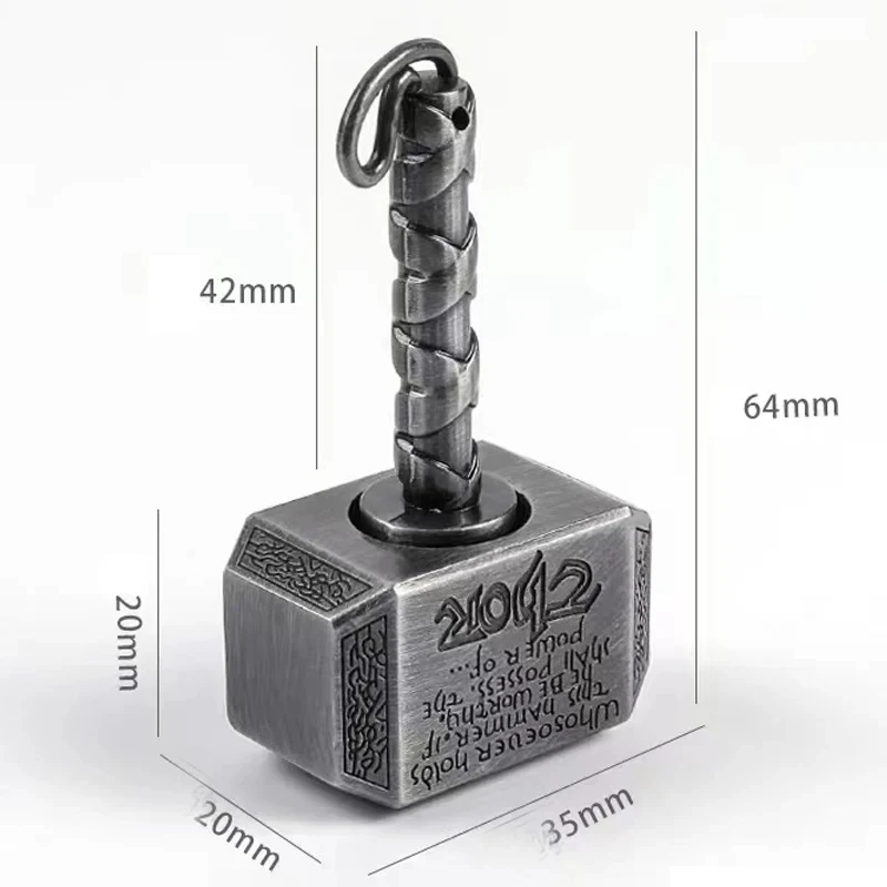 Lavero de Metal The Mighty Mjolnir martillo batalla фиджет-Спиннер yema del dedo игрушка для aliviar el est