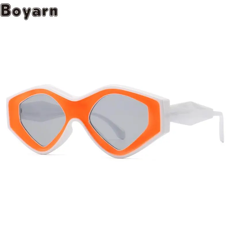 

Boyarn Chicheng New Modern Charm Ins Style Sunglasses Trend Street Photography Model Runway Glasses Women's UV400 Shades Sunglas
