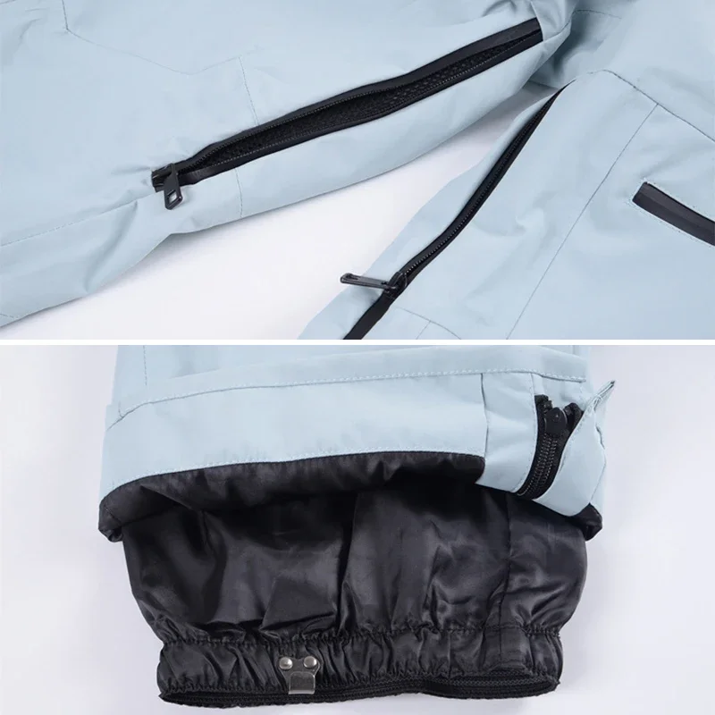 2024 толстые теплые мужские костюмы для сноуборда ветрозащитные