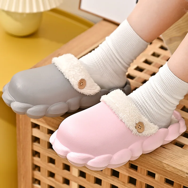 

Шлепанцы женские хлопковые, мягкая подошва, сохраняющие тепло, Нескользящие, сланцы для дома, зимние тапочки для пар, 2022