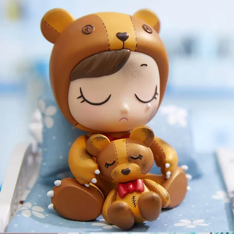Little Amber Bear-Hug Toys для девочек фигурка Caja Sorpresa Surprise Box слепая сумка Guess Kawaii модель