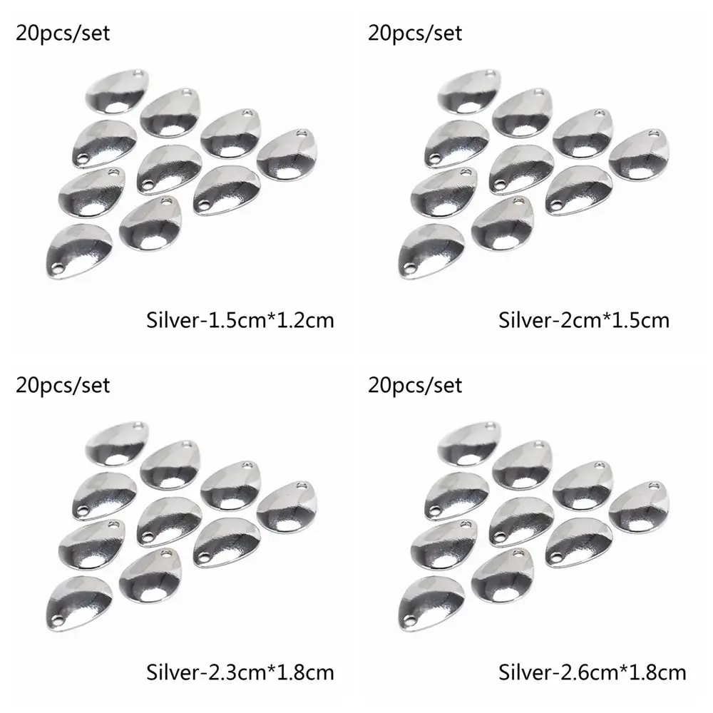 Вибрирующие Блестки для ловли окуня гладкие никелевые металлические капли воды