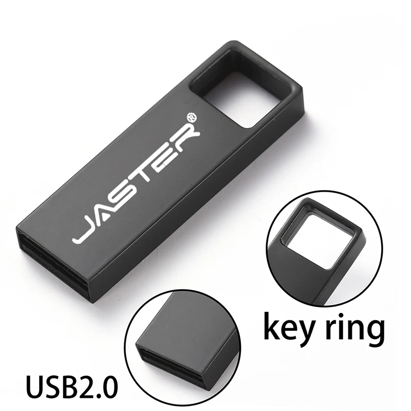 USB-флеш-накопитель JASTER в металлическом корпусе 2 0 дюйма 4/8/16/32/64/128 ГБ |