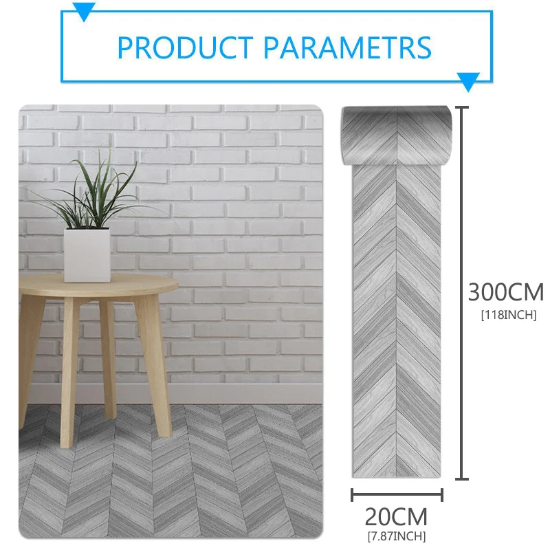 Винтажные зернистые наклейки на пол из древесины современные настенные Стикеры