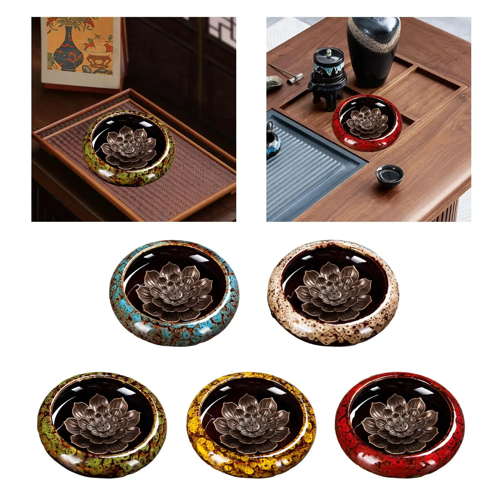 Держатель для благовоний палочек держатель в форме лотоса удобная элегантная