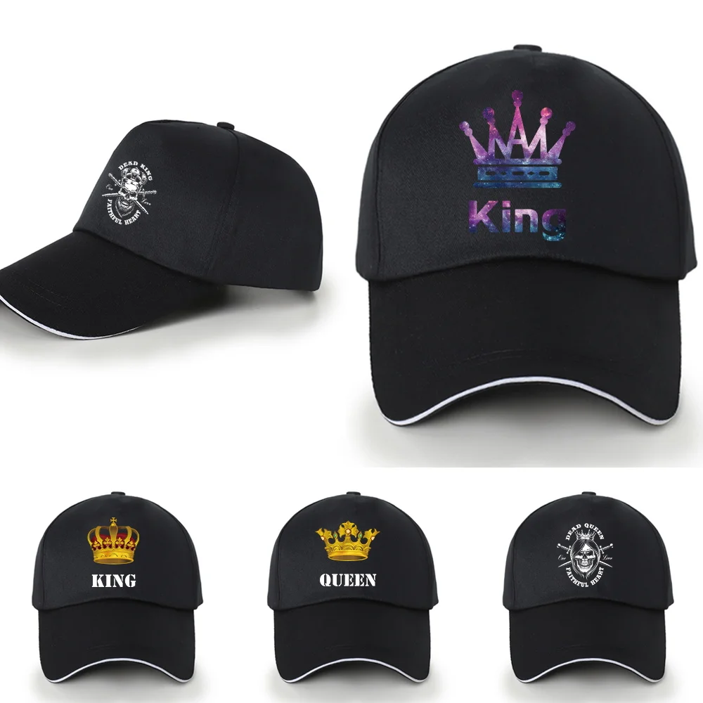 

Baseball Hats Female UV Protection Adjustable Sun Caps Casual Hip Hop Hat Men Golf Tennis Snapback Hat Dad Cap King Series